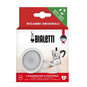 Bialetti 3 Guarnizioni + 1 Piastrina 2 Tazze