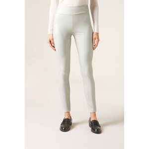 Calzedonia Leggings Effetto Pelle Termici Donna Bianco S