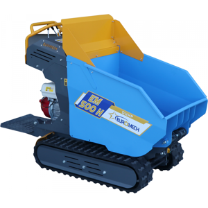 Motocarriola cingolata EuroMech EM500H-Dump - Cassone dumper idraulico 500 kg