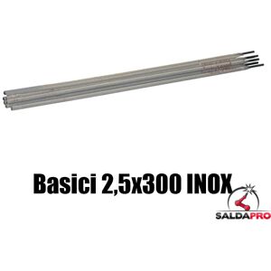 Elettrodi Basici Ø2,5x300mm per saldatura INOX (110 pz)