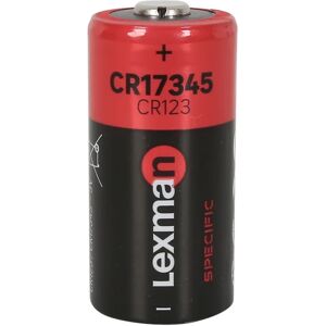 LEXMAN Pila CR123A  1 batteria