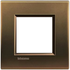 BTicino Placca 2 moduli Living light  bronzo