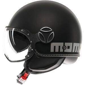 MOMO - Casco FGTR EVO Matt Nero / Silver Nero L