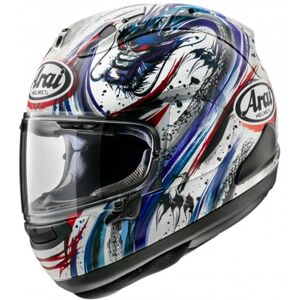 ARAI - Casco RX-7V Evo Kiyonari Trico Blu,Viola,Bianco L