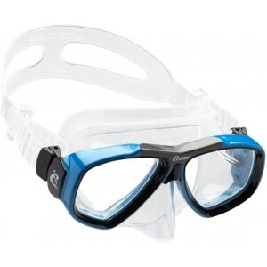 Cressi Maschera subacquea Focus trasparente bivetro Blu