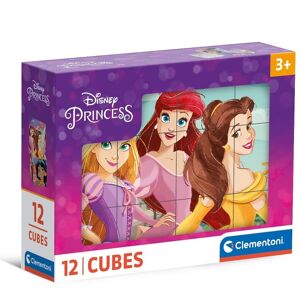 Clementoni Disney Principesse Puzzle 12 Cubi