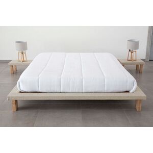 EvergreenWeb Letto matrimoniale TAMI Beige 160x190 cm