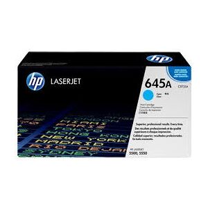 HP Toner originale  645A per stampanti  Laserjet - Ciano