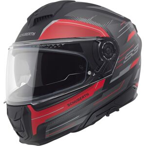 Schuberth S3 Apex Casco Nero Grigio Rosso 3XL