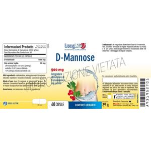 Longlife d-mannose 60 capsule