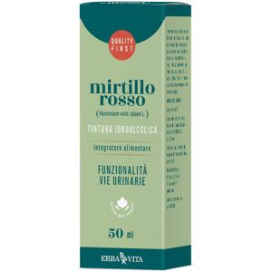 Erba Vita Estratti Liquidi - Tintura Idroalcolica Mirtillo Rosso, 50ml