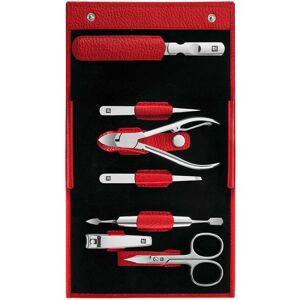 ZWILLING Set manicure classico 7 pezzi in rosso