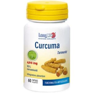 Longlife Curcuma 400 Mg Integratore Alimentare 60 Capsule