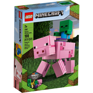 Lego Minecraft Maxi Figure Maiale e Baby Zombie