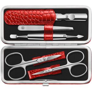 ZWILLING Set manicure classico 5 pezzi in rosso