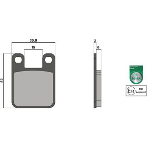 Pastiglie Freno Anteriore Malossi Italjet Dragster 180 2t Lc