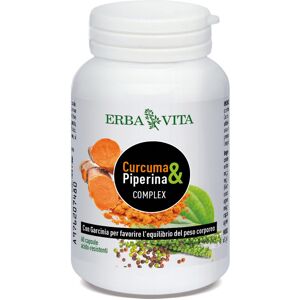 Erba Vita Curcuma & Piperina Complex 60 Capsule