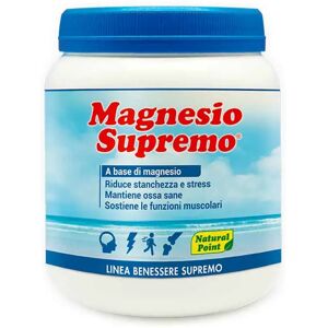 Natural Point Magnesio Supremo Polvere Integratore Alimentare, 300g