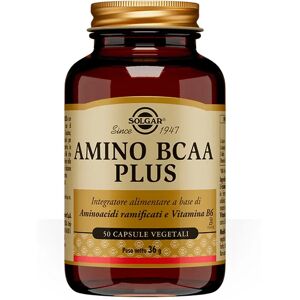 Solgar Amino BCAA Plus Integratore Alimentare, 50 Capsule