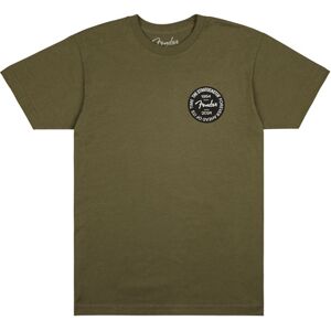 Fender Strat Anniv Badge Tee Olive XL Olive