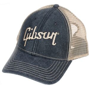 Gibson Baseball Cap Faded Denim Brown