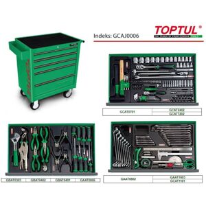 Toptul Carrello portautensili 157-teilig