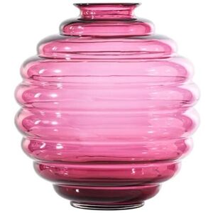 Venini vaso Deco magenta trasparente piccolo Ø23xH24.5cm