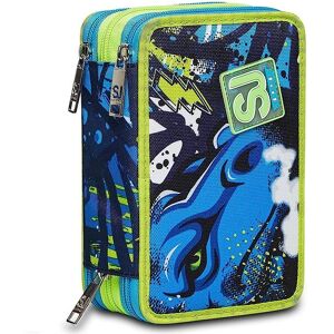 Seven Sj Gang Astuccio Scuola Triplo Draggy