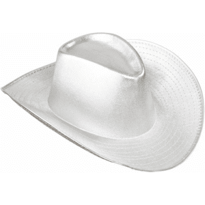 Widmann Cappello Cowboy Metallizzato Bianco