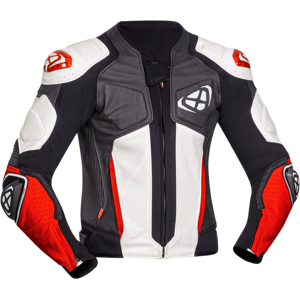 Ixon Giacca Moto  Vendetta Evo Nero-Bianco-Rosso