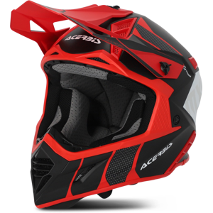 Acerbis Casco Cross  X-Track Nero-Rosso