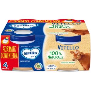 Mellin Omogeneizzato Vitello 100% Naturale 4x80g