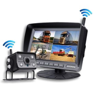 Kit Retrocamera Wireless + Monitor 7" Macrom Rmw704kr