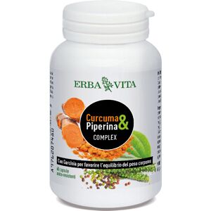 Erba Vita Curcuma E Piperina Complex Capsule Erbavita