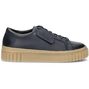 Clarks Sneaker donna nera in pelle BLU 38