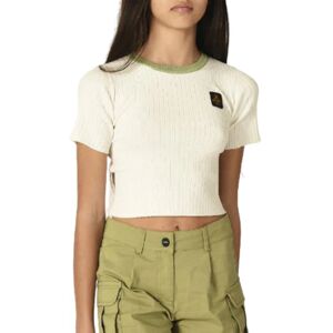 Refrigiwear T-Shirt Bimba Art Rwg631 LATTE/VERDE SALVIA