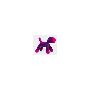 Magis  puppy , Small, Flocked Purple And Fuchsia