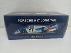 Autoart Porsche 917 Long Tail Lemans 1971 Elford Mattini Team #21 1/18-Y1-B13