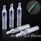 10Pc Tattoo Tips Sterile Disposable Clear Nozzles Tube 3-11R 5-13F 5-13OF 3D-11D