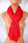 Glitter SCIARPA FOULARD uomo,donna coprispalle Rosso