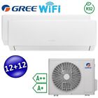 Climatizzatore inverter PULAR dual split Wi-Fi 12000 + 12000 Btu (U.E.18) GREE R