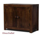 MOBILE CREDENZA BUFFET ETNICO COLONIALE VINTAGE CHIC LEGNO MASSELLO COL NOCE