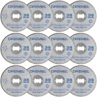 Dremel EZ Speedclic SC456B Metal Cutting Wheel 12-Pack, 12 Dischi Da Taglio Con