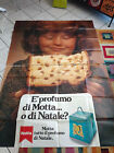 MANIFESTO 140 x 200 PANETTONE MOTTA NATALE ANNI 70