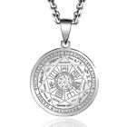 2pcs Supernatural Protection St Michael Necklace Stainless Steel Neck Chain  Men