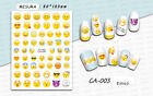 Unghie Adesivo 3D-EMOJI-Stickers Emoticon-Decorazione Unghie Naturale/Gel/Smalto
