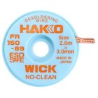 Hakko Solder Blotting Wire Wick No Clean Bag Single Strand Blue