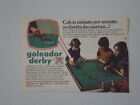 advertising Pubblicità 1976 HARBERT GOLEADOR DERBY