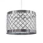 Drum Acrylic Light Shade Pendant Crystal Lampshade