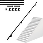 Corrimano per Scale in Acciaio Inox, Ringhiera per Scale Antiscivolo, per Intern